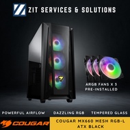 Cougar MX660 Mesh RGB Mid Tower ATX Case Black