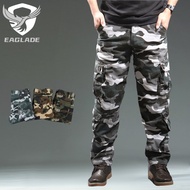 Eaglad Tactical Cargo Pants for Men In Blue S8-Cam/29-46