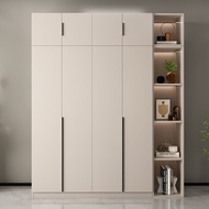 Solid Wood Wardrobe Storage Cabinet 2/3/4/5 Doors Wardrobe With Drawers Wardrobe Cabinet Small Wardr