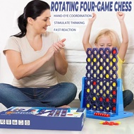 4 Win Children'S Board Games 4 in a Row Game Four Wins with Spin Four Win Strategy Game for 2 Player