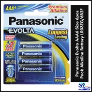 Panasonic Evolta AAA6 Size 6pcs Pack Alkaline Battery LR03EG/6B2F