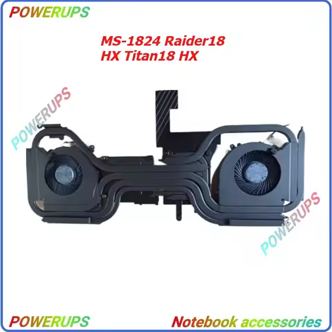 New Laptop/Notebook CPU/GPU Cooling Heatsink/Radiator Fan For MSI MS-1824 Raider18 HX Titan18 HX N54