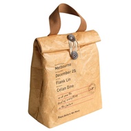 Dupont Kraft Paper Bag Washable Lunch Box Insulated Lunch Bag Customizable Kraft Paper Tote Bag Wate