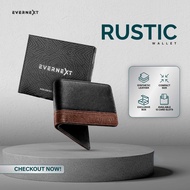 Evernext Men Bifold Wallet Stylish Rustic Leather