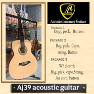 AJ39r Lumanog acoustic guitar by Antonio Lumanog suitable for kids begginer and adult