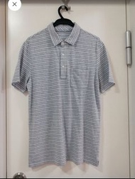 全新貨版 Vineyard Vines 灰色間條短袖上衣 S碼