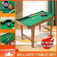 36*20 Inch Mini Billiard Table Set For Kids Wooden With Tall Feet Pool Table Set Taco Billiard Table