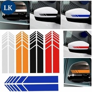 LK 1PC Car Rearview Mirror Sticker Side Rear View Mirror Decals Waterproof Car Decor Non Fading Auto