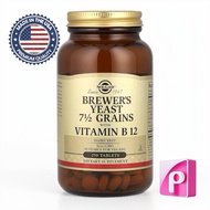 Solgar Brewers Yeast 7.5 Grains 500mg with Vitamin B12 Energy Support 250 Tablets
