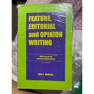 Feature Editorial and Opiniion writing by Alito Malinao