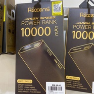 10000mAh 1A 2.4A 2 Output Roxens RX990B Power Bank High Speed