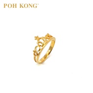 POH KONG 916/22K Gold Royal Crown Ring