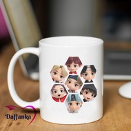 BTS All Member Avatar Cup Glass Mug