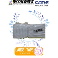 CARE ADULT DIAPER LARGE x8pcs Adult Diaper Adult Diapers