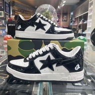 A BATHING APE Bape sta รองเท้าผู้ชาย รองเท้าผ้าใบผู้ชาย รองเท้าแฟชั่นผู้ชาย แฟชั่น กีฬาลำลอง รองเท้า