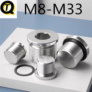 304 Stainless Steel Hexagon Socket ED Ring Sealing Plug (Ready Stock M8M10M12M14M16M18M20) with Flan