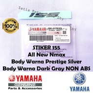 Emblem Logo Stiker 155 B6H-C0 All New Nmax N Max 2021 Prestige Silver Dark Gray Asli Yamaha Surabaya