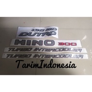 Hino Truck Sticker 300 130 MD Dutro Turbo Intercooler 1set