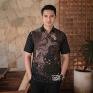 Premium Batik Shirt Mall quality ML XL XXL XXXL Allibas collection code Lbs44