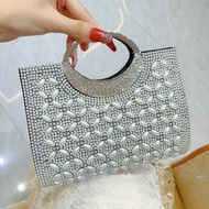 GFS store New handbag new Chinese pearl clutch cheongsam dress dinner bag womens bag