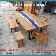 MEJA MAKAN / DINING TABLE / WOOD SLAB