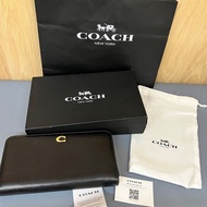 COACH-ACCODION拉鏈長夾