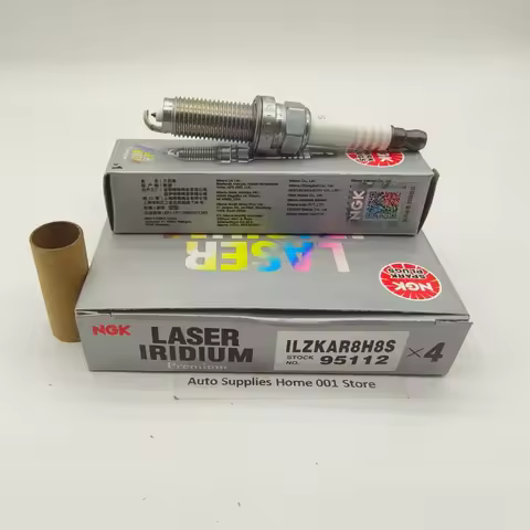 4Pcs Original NGK ILZKAR8H8S 95112 Laser Iridium Platinum Spark Plug For Honda CIVIC Vezel X-RV U-RV