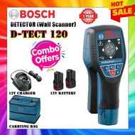 Bosch D-tect 120 D-Tect120 Professional Detector Battery Wall Scanner