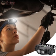 FLYTOP Dual-Switch Smart Sensor Headlamp Magnetic Base Multi-Angle Adjustable Work Light For Outdoor