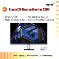 Xiaomi 2K Gaming Monitor G27Qi | 2K 180Hz 27" Fast LCD | 1ms Rapid Response | FreeSync™️ | Eye Prote