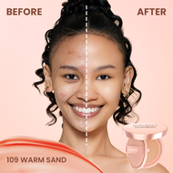 Hanasui Serum Cushion Soulmatte - Matte Finish UVA & UVB Protection Perfect Coverage Menyamarkan Por