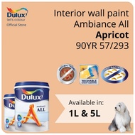 Dulux Interior Wall Paint - Apricot (90YR 57/293)  (Ambiance All) - 1L / 5L