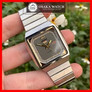 [ ĐỒNG HỒ PIN KIM TRÔI ] [ VUA ĐỒNG HỒ ] Đồng Hồ Nam Seiko 5 Vát Cạnh 38mm Mặt Vuông Dây Thép Không 