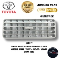 Toyota Avanza 2004-2015 / Rush 2004-2015 / Aruz Aircond Grille • Vent • Louver • Outlet (Rear) (Brow