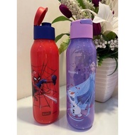 Tupperware Marvel Spider-Man/Disney Frozen/ Spiderman/ Elsa Anna Water bottle 750ml(1pc )