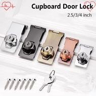 FAVORITEGOODS Keyed Hasp Lock Buckle Cupboard Punch-free Burglarproof Cabinet