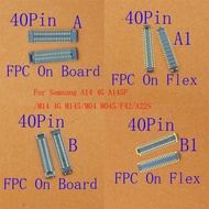 5-20Pcs Usb FPC Plug Connector LCD Display For Samsung A14 4G A145F M14 M145 M04 M045 F42 A22S 40 Pi