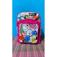 Bt21 Children's School Backpack, Children's Backpack with cute picture motifs