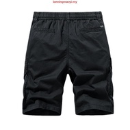 DRAWSTRING GARTERED SIX POCKET CARGO SHORTS FOR MENS PREMIUM QUALITY FABRIC COTTON STRECH NO FADING