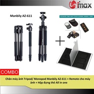 Manbily AZ-611 Tripod/Monopod + Camera Remote + All in one card holder