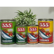 555 SARDINES IN TOMATO SAUCE 425G / 155G Canned Sardines