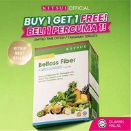 [NEW Buy 1 Get 1] KITSUI Belloss Pre + Probiotic 15's x 12g - Halal Detox Fiber Drink | Sembelit