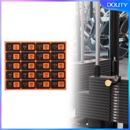 [dolity] Weight Stickers 5kg to 100kg Weighted Block Label Sticker for Weight Identification Weight 