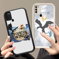 HK-98 Fourth Wing Luxury shockproof Casing for Infinix Note 50S 50X GT 30 Tecno Camon 12 Spark 4 GO 
