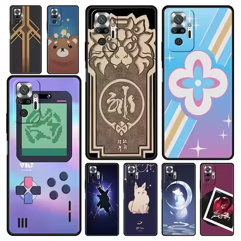Phone Case For Xiaomi Redmi Note 13 12 5G 9S 9 8 10 11 Pro 9T 13C 12C 10C 9C 9A 7 Soft Cover Honkai 