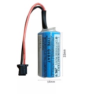 CR17335SE-R 3V 1800mAh Q6BAT CR17335 PLC แบตเตอรี่ลิเธียมMITSUBISHI แบตเตอรี่สำรอง