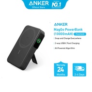 Anker Maggo Power Bank (10000mAh/15W) A1654 | Double Up on Speed | Informative Smart Display | Qi2 C