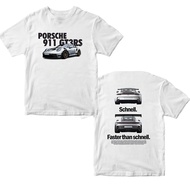 T-Shirt PORSCHE 911 RWB/PUNKWHEELS Custom Design JDM SHIRT Cotton Casual Crew Neck Slim-fitting