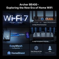 TP Link Archer BE400 BE6500 雙頻 Wi-Fi 7 路由器 (支援2.5G光纖寬頻)
