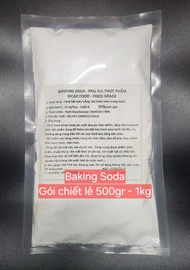 Baking SoDa Thực Phẩm Sodium Bicarbonate NaHCO3 99% Bột Tẩy Rửa Đa Năng Bột Nở Hãng SolVay Ý
